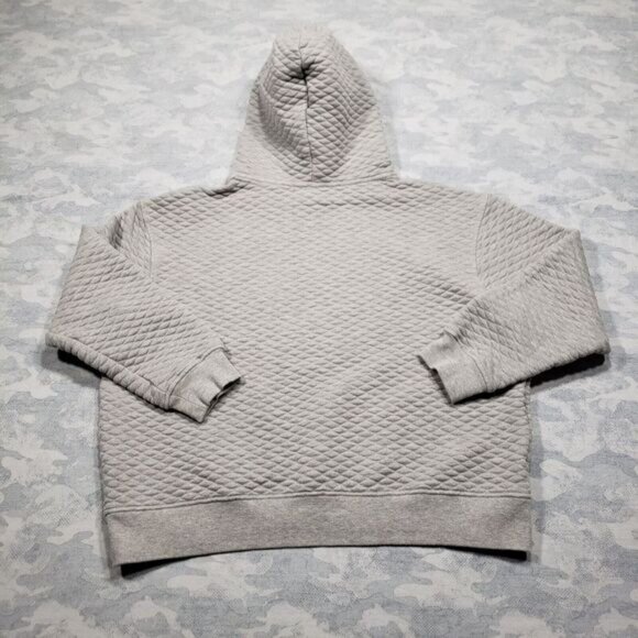 Zyia Active Sweatshirt Women s Large Gray Pull Over Hoodie Embroidered Logo - Picture 6 of 10